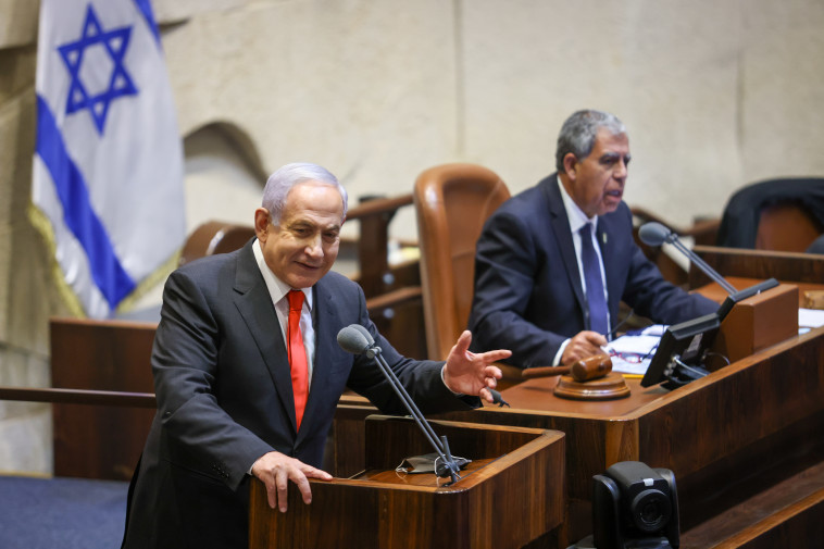 אופוזיציה ביביסטית. נתניהו בדיון על חוק האזרחות