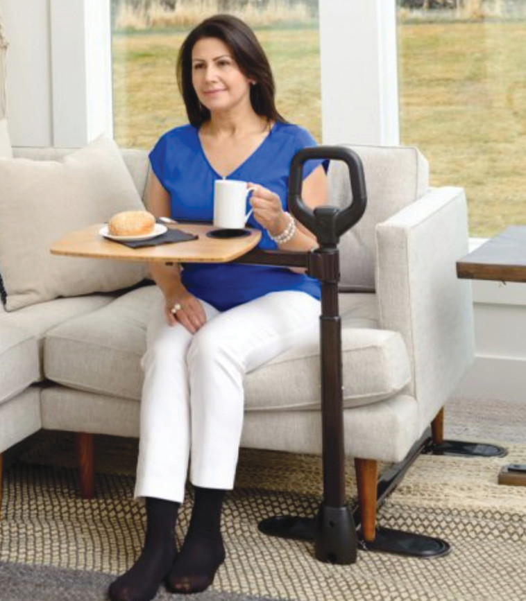 מעקה קימה עם שולחן צד מסתובב