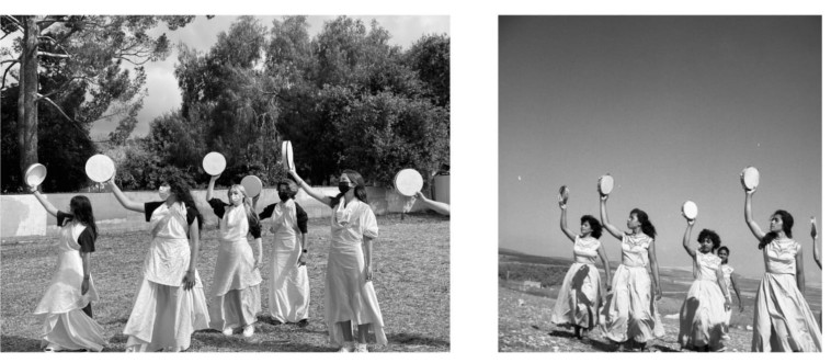 שחזור תמונת פסטיבל המחול בקיבוץ דליה