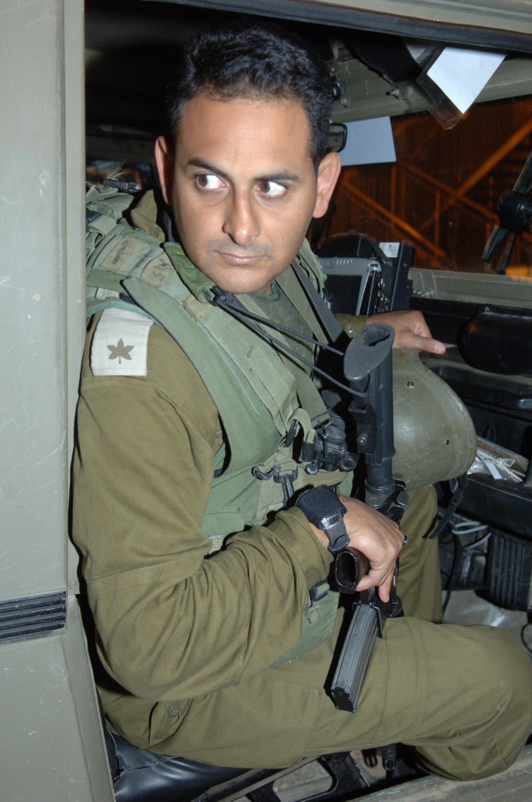 גיורא בארי, שהיה מפקדם של אלדד רגב ואהוד גולדווסר במלחמת לבנון השניה (צילום: ראובן קסטרו)