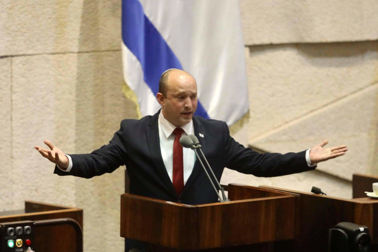 ראש הממשלה נפתלי בנט בדיון במליאת הכנסת