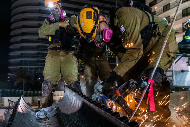 המשלחת הישראלית בחיפוש אחר נעדרים במיאמי