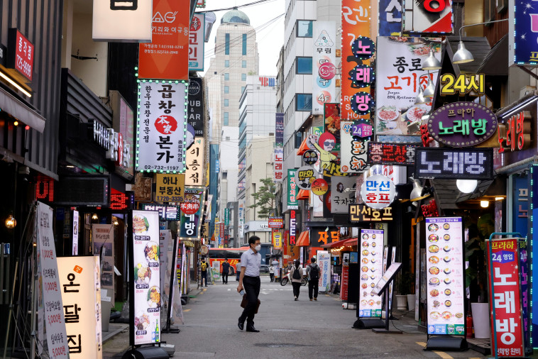 קורונה בדרום קוריאה (צילום: REUTERS/ Heo Ran)