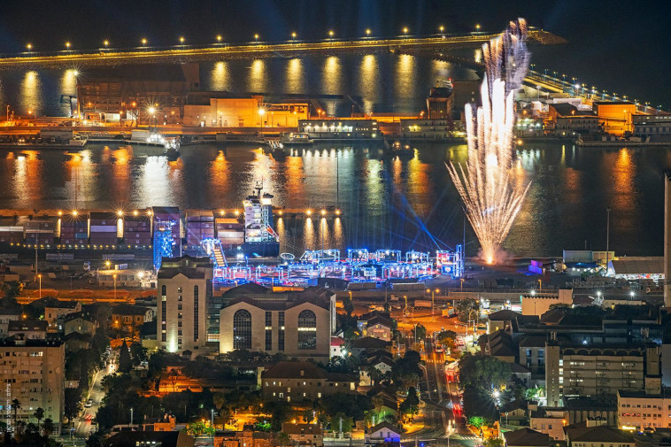 סט הצילומים של העונה החדשה של נינג'ה ישראל בחיפה