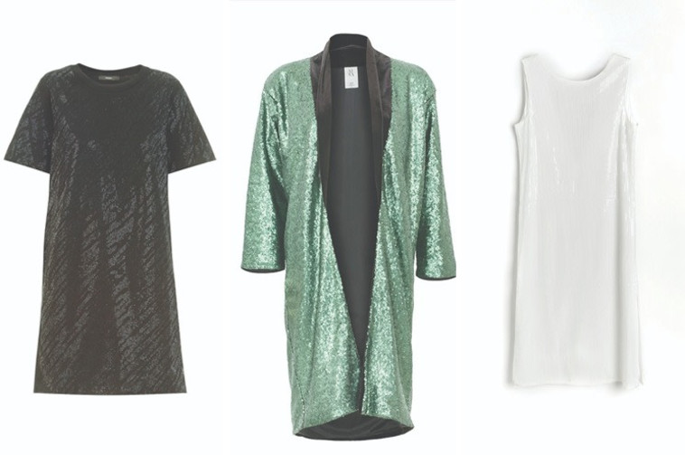 שמלות מנצנצות: Disel, Asia, Reserved (משמאל לימין)