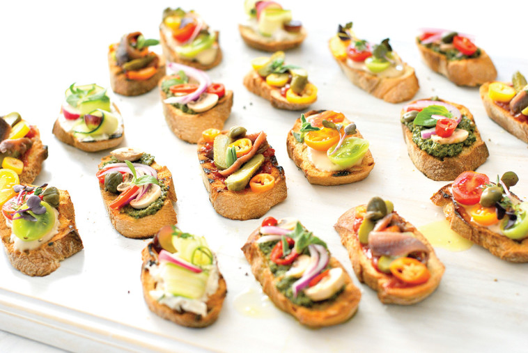 ברוסקטות צבעוניות