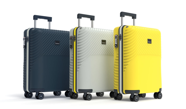 מזוודת נאו עם אפליקציה של רולינק 699 שקל לטרולי 1299 שקל למזוודה גדולה 