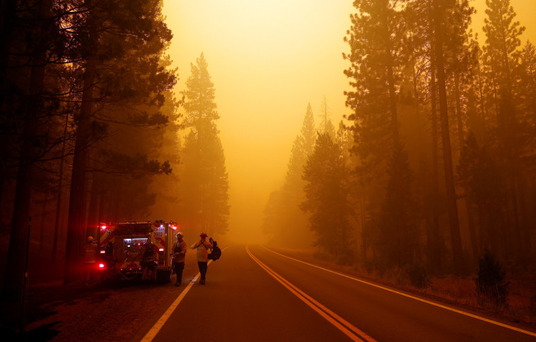 השריפה דיקסי בקליפורניה