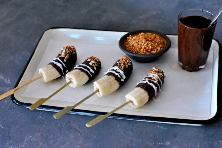 גלידה בננה שוקולד