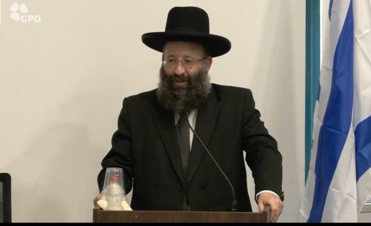 הרב שמואל רבינוביץ בוועדת החקירה לאסון מירון (צילום: צילום מסך לע''מ)