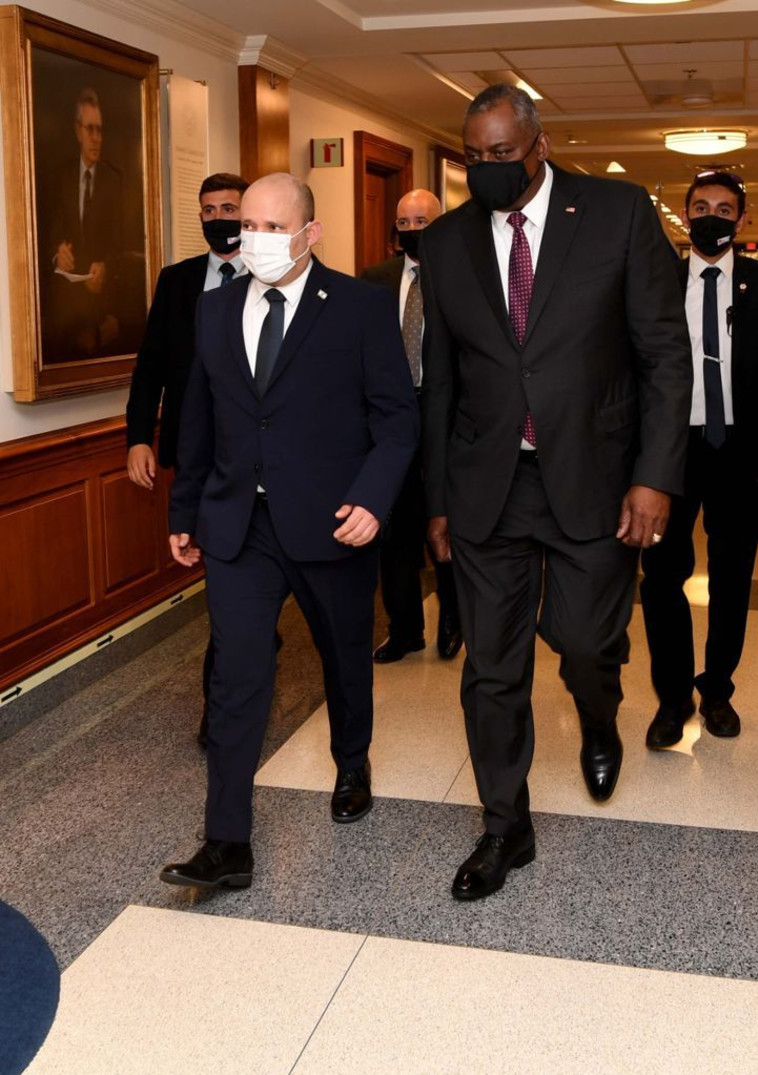 נפתלי בנט, לויד אוסטין