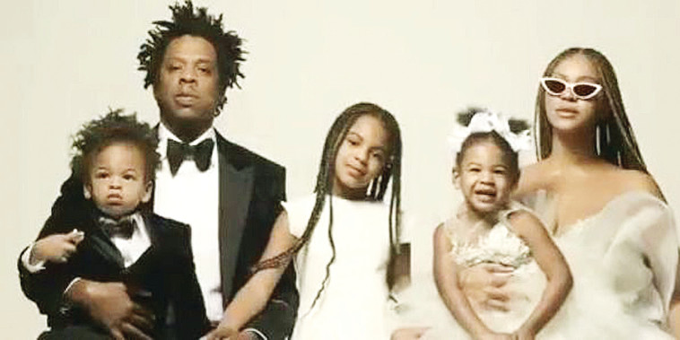 ביונסה, ג'יי זי וילדיהם 