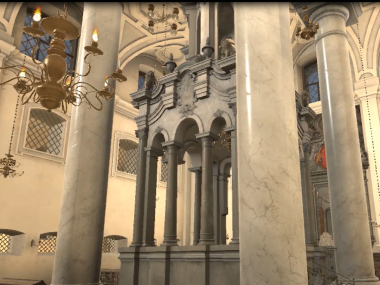 הדמית בית הכנסת הגדול