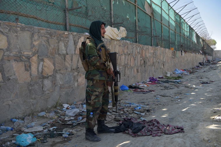 זירת הפיגוע בקאבול (צילום:  WAKIL KOHSAR / Contributor)