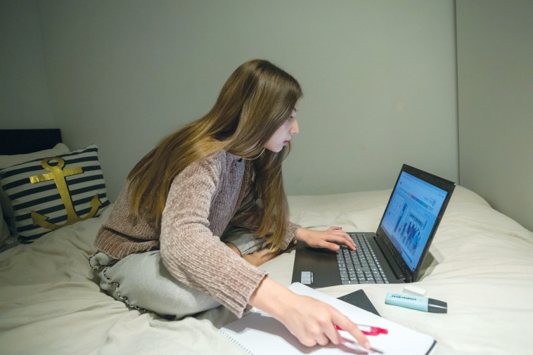 שיעור בזום, למידה מרחוק, אילוסטרציה