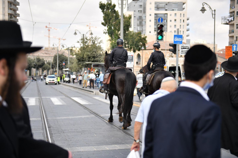 כוחות משטרה ומג''ב בעיר העתיקה
