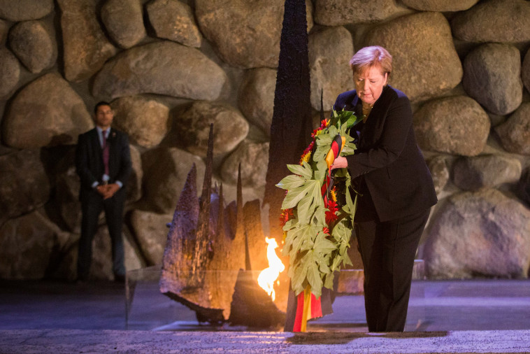 אנגלה מרקל ביד ושם