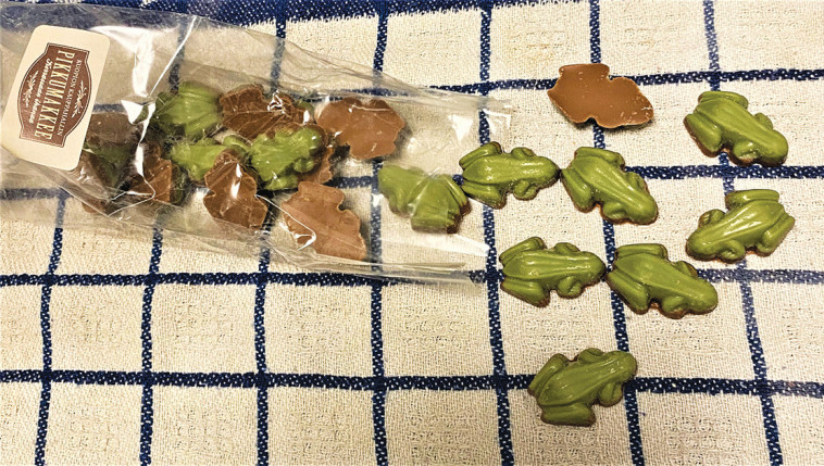 צפרדעים משוקולד