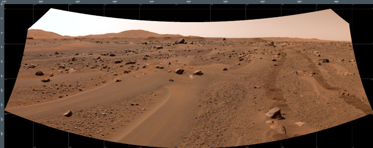 המכתש Jezero במאדים בו אותרו הדגימות