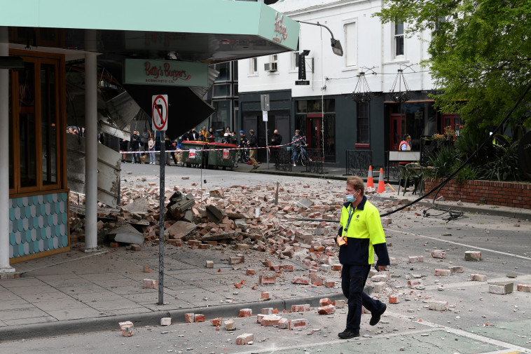 רעידת אדמה במלבורן (צילום: רויטרס)
