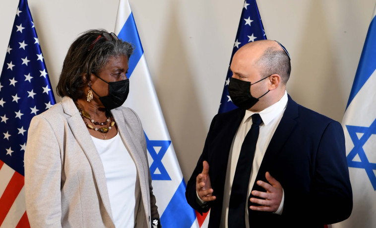 פגישת בנט ושגרירת ארה''ב לאו''ם