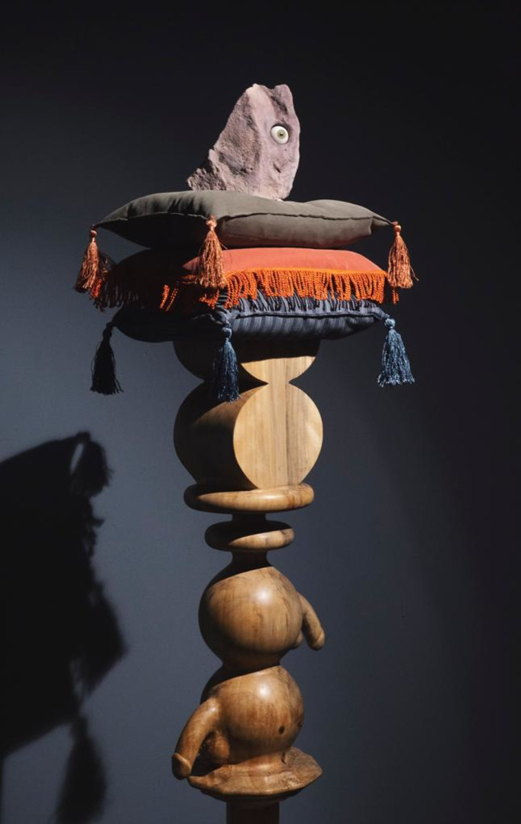 יצירתו של אורי זמיר, מתוך התערוכה ''צבע טרי''