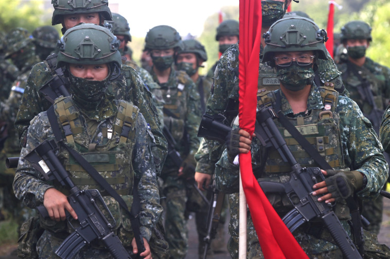 צבא טיוואן  (צילום: REUTERS/Ann Wang )