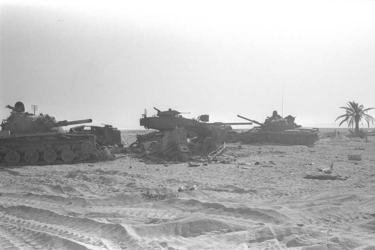 מלחמת יום כיפור, טנקים מצרים שנפגעו