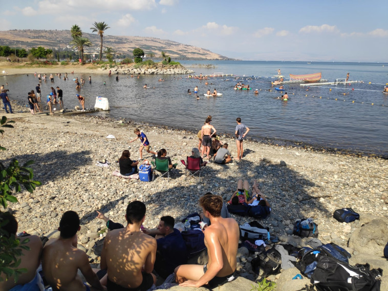 מזג אוויר שמשי בכנרת