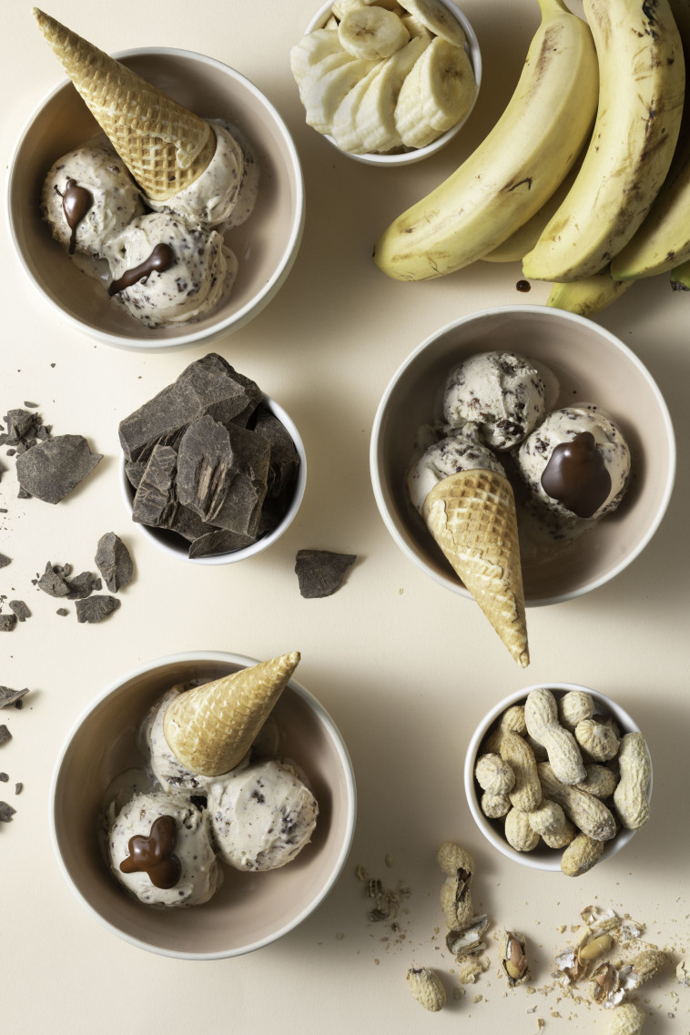 בננה, שוקולד וחמאת בוטנים 