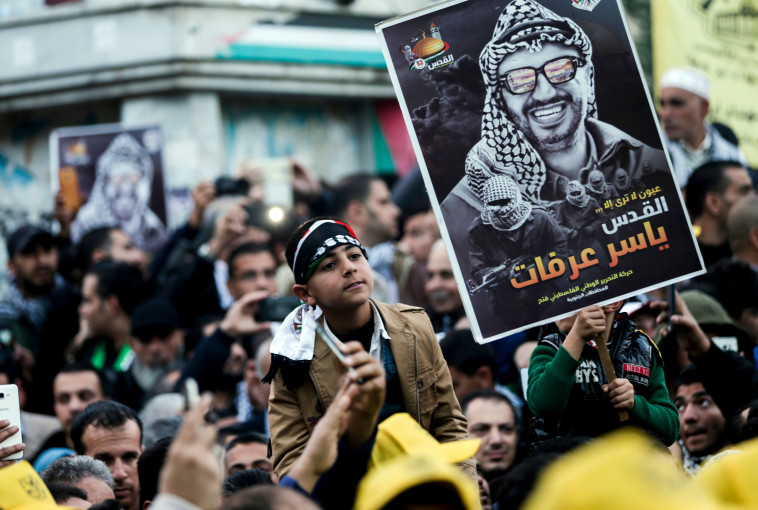 אש''ף (צילום:  MAHMUD HAMS/AFP via Getty Images)