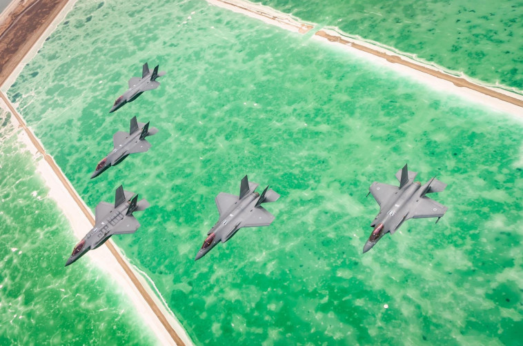מטוסי חיל האוויר בתרגיל  (צילום: דובר צה''ל)