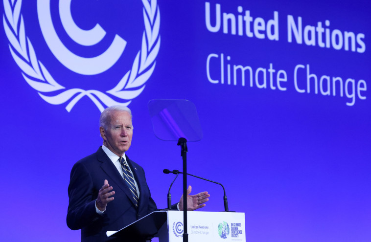 ביידן בוועידת האקלים (צילום: רויטרס)