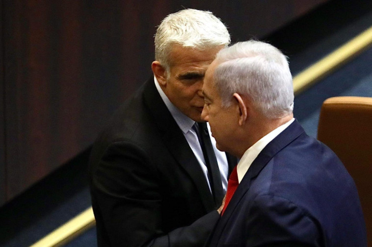 בנימין נתניהו ויאיר לפיד
