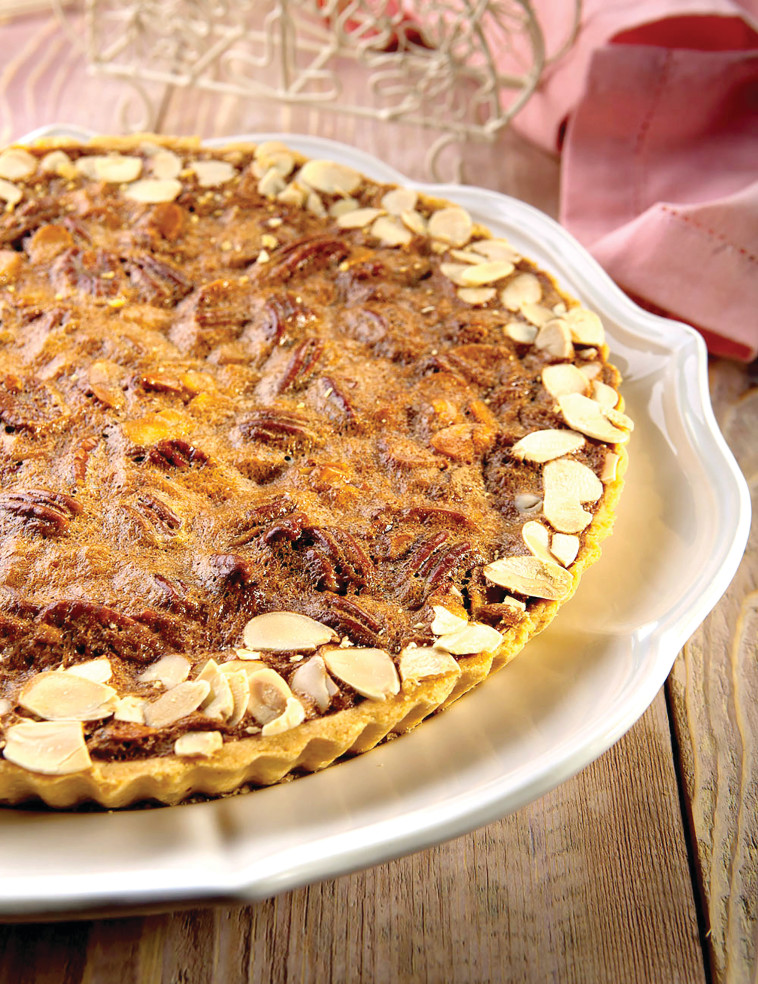 פאי פקאן ושקדים