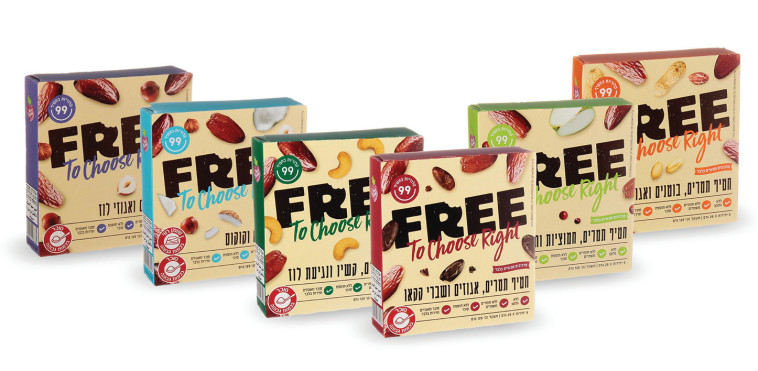 פרי סדרת חטיפי תמרים טבעונים 