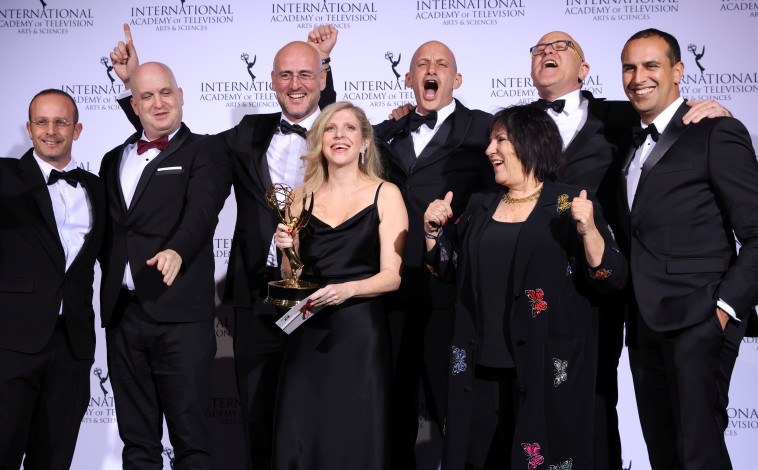 הצוות הישראלי חוגג בטקס פרסי האמי