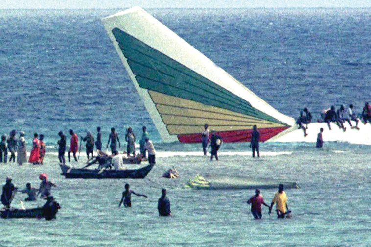 זירת התרסקות המטוס האתיופי