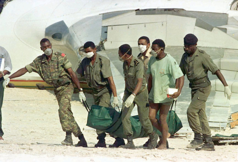 זירת התרסקות המטוס האתיופי