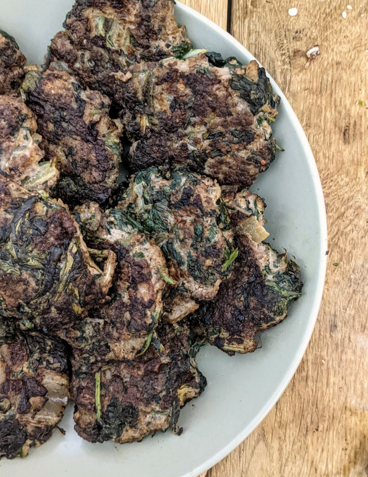 לנשנש ללא הפסקה, לביבות תרד ובשר