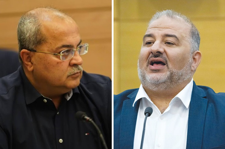 אחמד טיבי ומנסור עבאס 