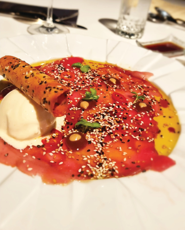 קרפצ'יו סורבה חרדל