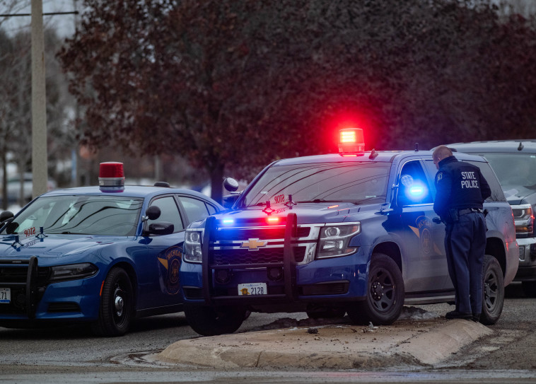 משטרת ארה''ב במישיגן (צילום: REUTERS/Seth Herald)