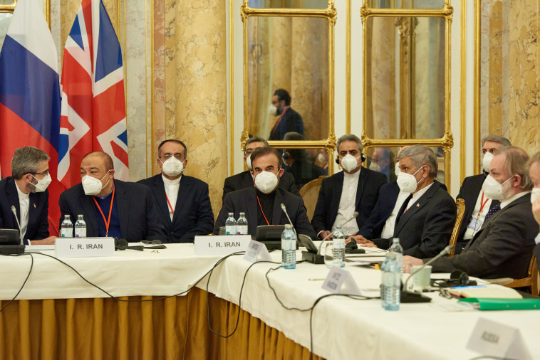 שיחות הגרעין בווינה בין איראן למעצמות (צילום: EU Delegation in Vienna/Handout via REUTERS)