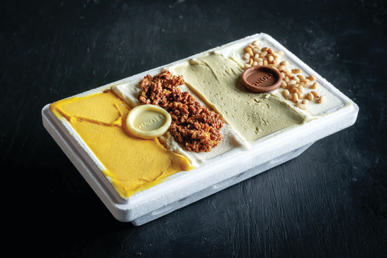 KARELA-גלידת פינולי מגוון טעמים (צילום: אסף קרלה)