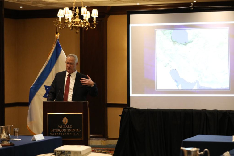 שר הביטחון בני גנץ בפגישה עם ראשי מכוני מחקר וחוקרים בכירים בוושינגטון