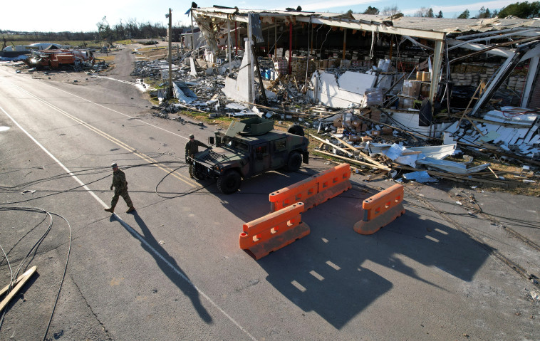 אסון הטורנדו בקנטקי (צילום: REUTERS/Cheney Orr)