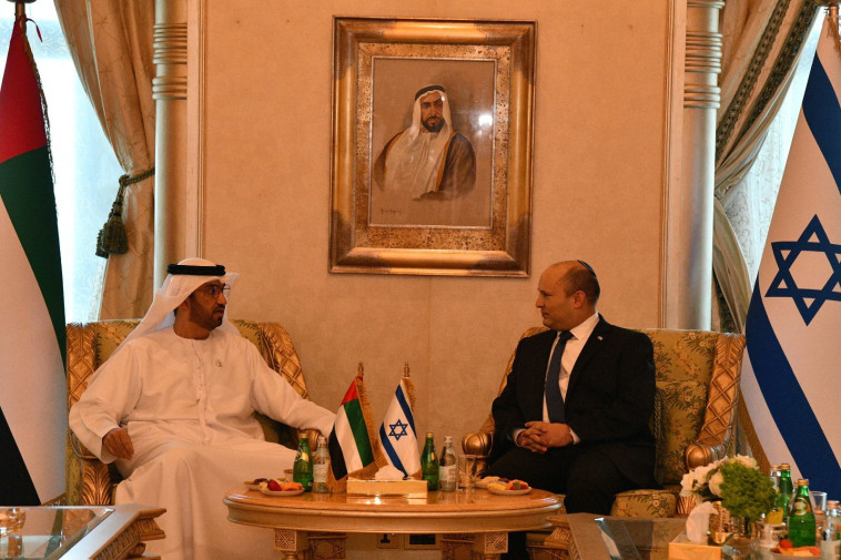 בנט ושייח׳ מוחמד בן זאיד