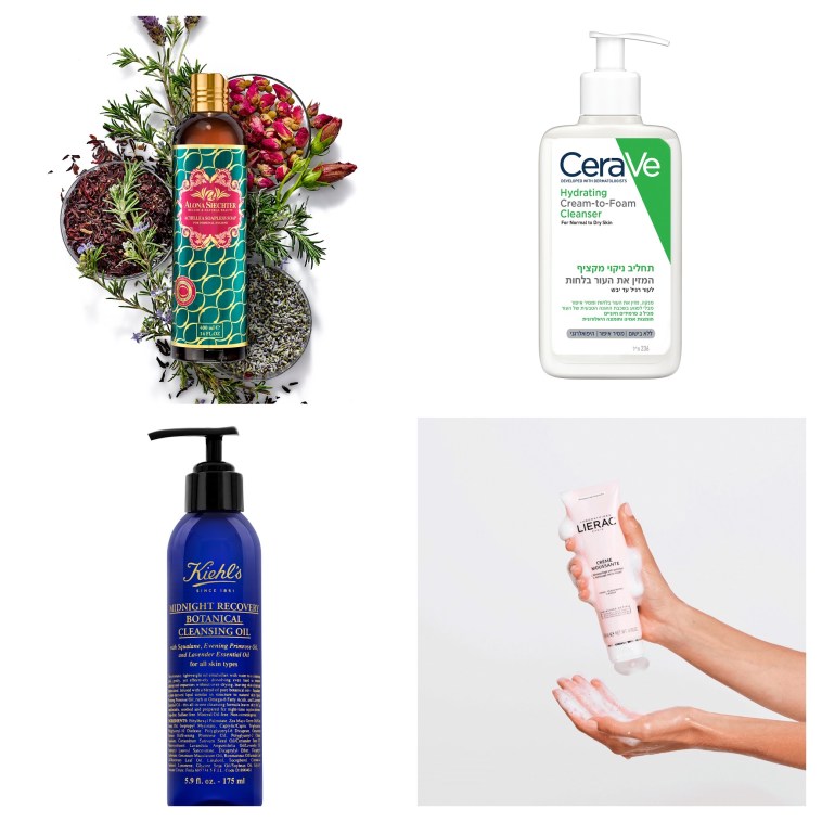 תכשירי ניקוי ייעודיים לפנים (סרווה, אלונה שכטר, ליראק, קיל'ס)