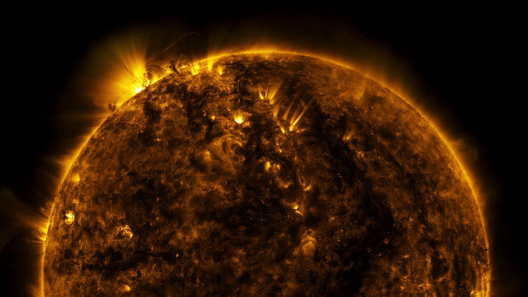 גשושית של נאס''א הצליחה לגעת בשמש (צילום: NASA's Goddard Space Flight Center/Joy Ng)
